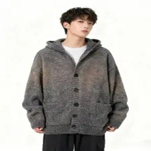 남친 캐주얼 겨울 상의 후드 집업 아이템 카디건 가을겨울 스웨터 긴팔 트렌디 HT4