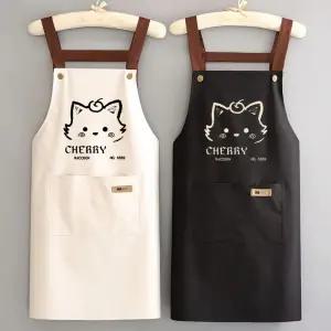 특이한 감성 앞치마 4종 캐릭터 방수 카페