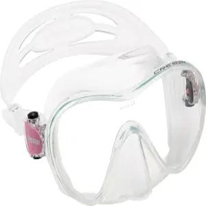 크레시 F1 프레임리스 스노클링 마스크 - 강화 유리 렌즈 쉽게 청소할 수 있는 소량 접이식 평평하고 조절