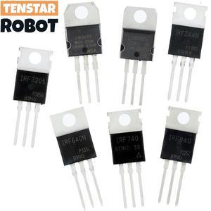 10pcs LM317T L7805 IRF640 IRFZ44N IRF3205 트랜지스터 TO-220 전압 조정기 MOSFET