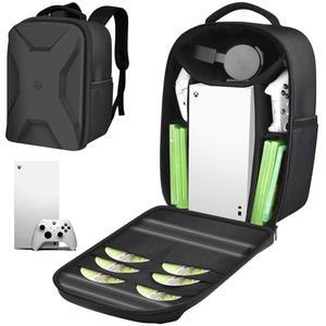Xbox Series X/S 게임 콘솔과 호환되는 스테드텝 휴대용 케이스, 컨트롤러, 케이블, 헤드폰 액세서리를