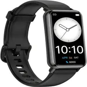 롱 배터리 페도미터 시계 14일 수명 슬림 디자인 노 앱/폰 필수 피트니스 트래커 50미터 방수 스마트 워치