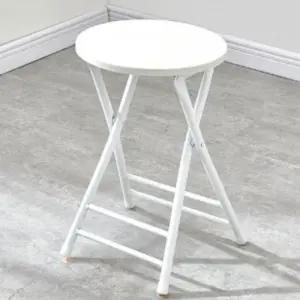 의자 원형 체어 보조 원목 폴딩 다용도 틈새 휴대용