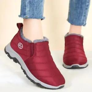 털신발 패딩운동화 방한효도화 안감퍼 여자 여성 운동화 겨울