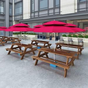 테이블벤치 편의점테이블 야외테이블세트 일체형 4인