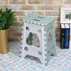 (L)(12908) 접이식 스툴스 의자(그린) 사각