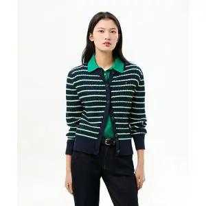 TOMMY HILFIGER 미니 케이블 티핑 가디건 (T22G0KCD030WT20CK) T22G0KCD030WT20CK 136902