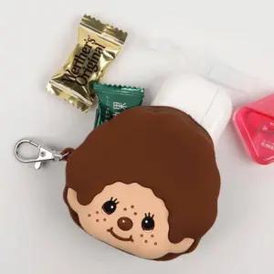 파우치 페이스 캐릭터 다용도 소품 가방 실리콘 미니 수납함 디자인