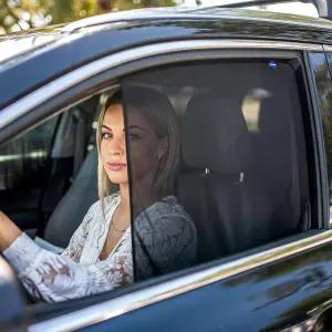 2팩 마그네틱 자동차 운전자를 위한 바얀 전면 유리창 선쉐이드 - 유니버설 핏 닛산 써니 캠리 코롤라