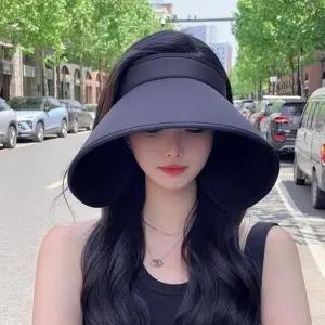 유아벨 썬바이저 썬캡 선캡 버킷챙 햇 모자 등산 골프 라피아햇 접이식 돌돌이