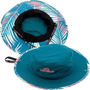 남녀용 선 닌자 버킷햇 조절 가능한 스트랩으로 쿨링 넓은 챙 UPF UV 50+ 보호 야외용 접이식