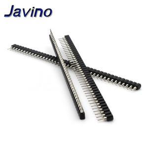 5/20/50PCS 1x40P 2.54mm 둥근 구멍 암 헤더 주석 단일 행 40Pin 0.1 깨지기  쌓을 수있는 PCB IC 크리스탈