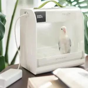 앵무새 이동장 충전식 휴대용 저소음 외출 항온 이동식 육추기 새장 온열