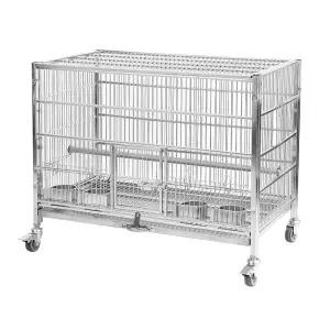 스테인레스 대형 새장 스텐 날림장 앵무새 72x42.5x59cm 케이지 사육장