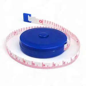 줄자 1.5m 소형 원형 휴대 건축 재봉 측정 인테리어 재단 휴대용 컬러