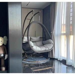 행잉체어 라탄 그네 그네의자 원형 포토존 그레인 내추럴 라운지 섹션 가정용