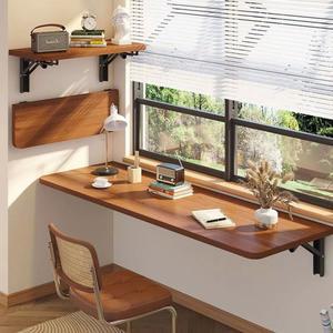 벽면 접이식테이블 목재 테이블 거실 원목 바테이블