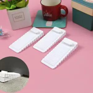 현관 사무실 방문 고정 실리콘 도어 스토퍼 백색 1P