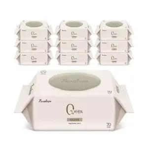 페넬로페 0퍼센트 올리브 캡형, 70매, 10팩, 1개