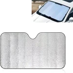 샤카스 전면 윈드실드 자외선 차단제 51인치 x 24인치 차단 단열재 4시즌 유니버설 프로텍터 접이식 간편한