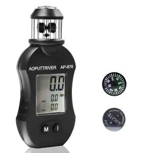 풍속계 휴대용 풍향 AP-876 윈드컵 디지털 HVAC 통풍구 보트 항해 촬영을 위한 풍속 풍량 측정용