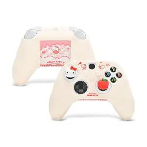 Xbox Series X용 Kuitmor 실리콘 컨트롤러 커버 스킨 부드러운 미끄럼 방지 보호 케이스 엄지 그립 캡 2개