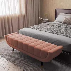 침대벤치 벤치의자 프랑스 복고 침실 발받침대 풋스툴