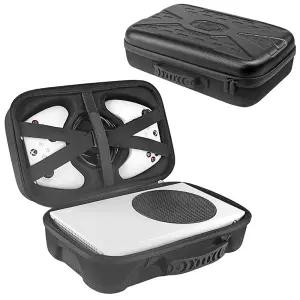 Xbox Series S 게임 콘솔 및 무선 컨트롤러 액세서리 보호 커버 보관 여행 가방용 핀슨 하드 캐리 케이스