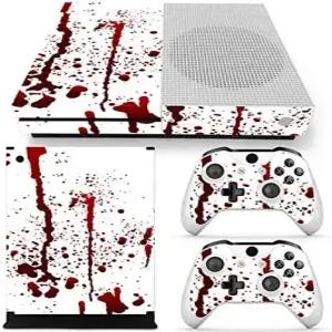 Xbox One S 콘솔 및 컨트롤러용 스킨 스티커 비닐 데칼 랩 커버(흰색)