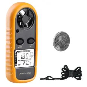 디지털 풍속계 휴대용 체감온도계 측정 사격용 윈드서핑 낚시 사냥