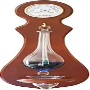 온도계 습도계 기압계가 있는 주변 기상 BA212 벽걸이 관측소 - 체리 피니시