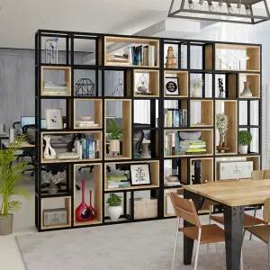 북카페 스터디카페 다층 책장 서재 인테리어 스탠드