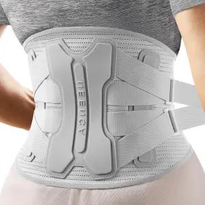 생체공학 지원 시스템을 갖춘 요통 를 위한 NENCA 백 브레이스 요추 패드가 있는 여성 및 남성용 지지 벨트