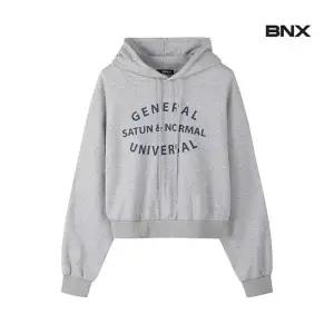 BNX 정상가 69000원ㅣ제너럴 크롭 후드 맨투맨 티셔츠 BV4TS031L0 205613