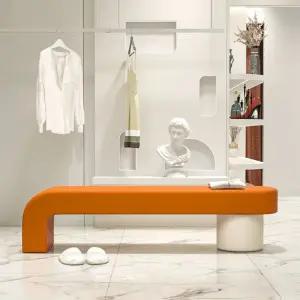 현관벤치 배드 스툴벤치 의류매장 인테리어 긴의자 쇼룸