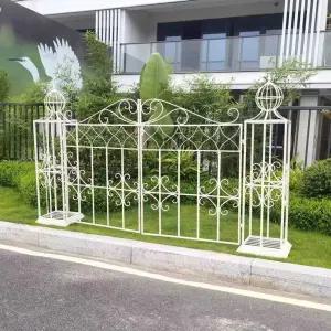 철제 빈티지 대문 아치형 펜션 전원주택 정원 울타리 휀스