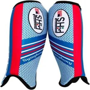 필드 하키 신 가드 포스 심포니 컬러 화이트 블루 청록색 스몰 미디엄 라지