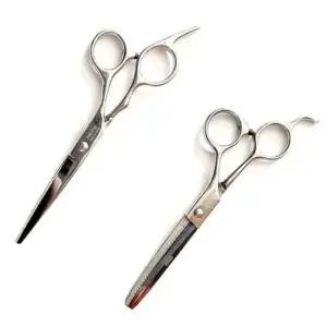 미용실가위 가정용 미용가위 2종 숯가위 커팅용 이발 가위 1P