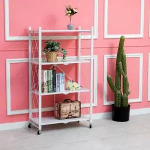 철제선반 견고한 접이식 4단 700 수납장 선반