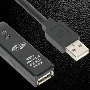 산업용카메라케이블 리피터 케이블 데이터 전송 신호 증폭기 USB2.0 15m