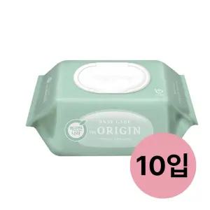 깨끗한나라 베이비케어 디 오리진 물티슈, 캡형, 100매, 10입, 1개