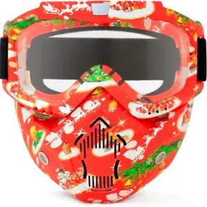 스포순 모터사이클 고글 페인트볼 마스크 탈부착 가능한 페이스 남성용 더트 바이크 안전