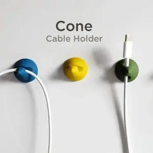 릭샵 리드트랜드 콘 케이블 홀더 선 정리 고정 클립 타이