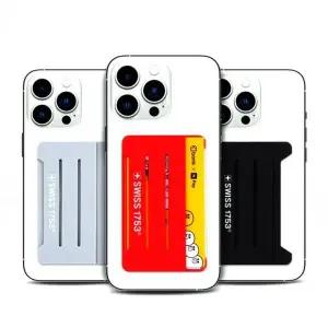 /이룸 포켓 지갑 실리콘 재질 3M테이프 부착 그립거치대