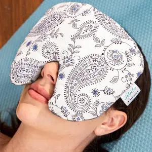 무게 있는 마스크 건조한 눈을 위한 따뜻한 냉찜질 편두통 압력 스트레스 붓기 베개 전자레인지 얼굴 온열