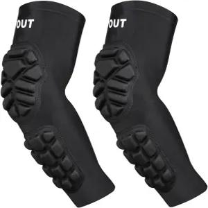 축구 농구 배구 2팩을 위한 TIAXU 패딩 팔 소매 팔꿈치 팔뚝 충돌 방지 패드 보호