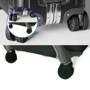 쌍문상회 소음방캡 편리한 캐리어바퀴커버 2SET 휠보호 여행가방