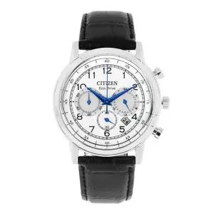 시티즌 CA4630-02A 크로노그래프 남성 가죽시계