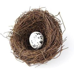 센양고 인공 라탄 장식 둥지 천연 공예품 파티 웨딩 부활절 가든