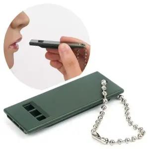 호신용 납작 호루라기 3단음 휴대용 호각 휘슬 응원